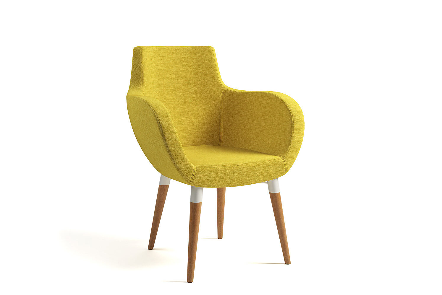 Vella Mid Back Wood Base